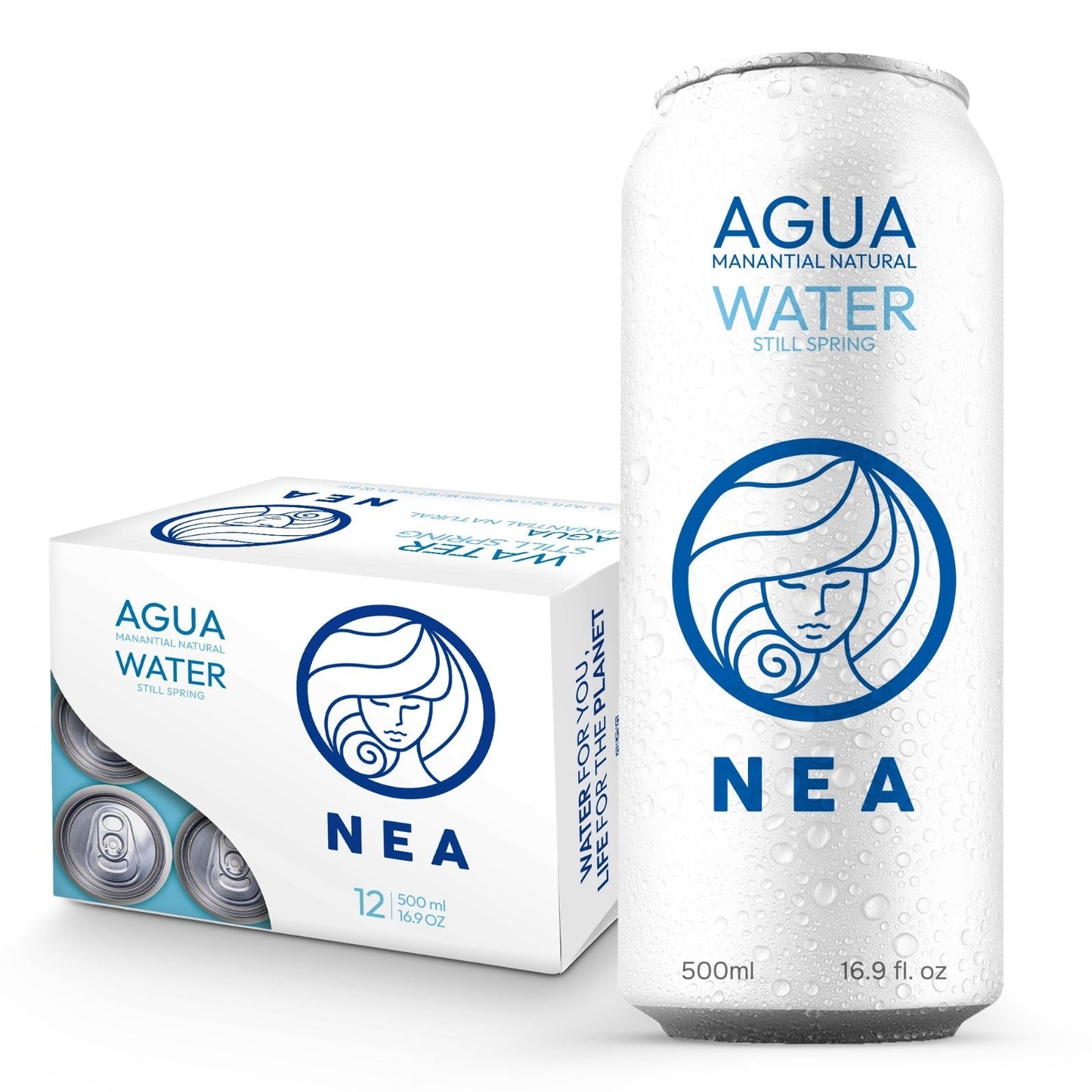 Agua NEA - Pack 12 unidades x 50cl - Agua NEA-Agua en lata