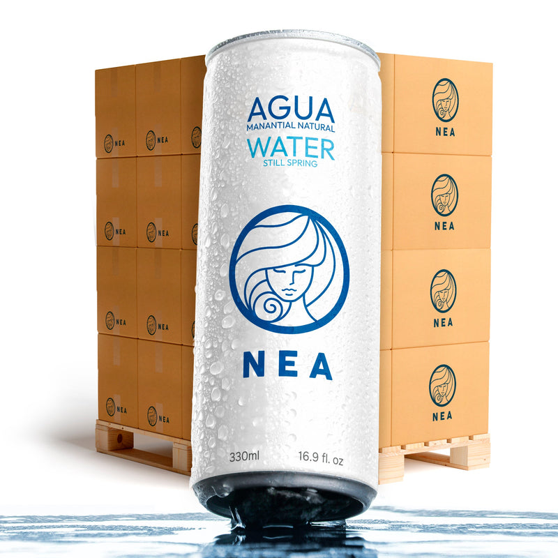 Pallet Agua en Lata NEA | Hidratación para empresas